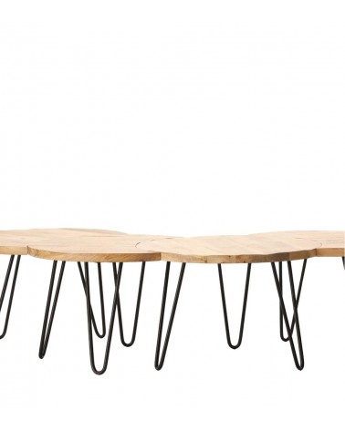 Table Basse Manguier Métal Set 4 Nest Athezza – Image 4