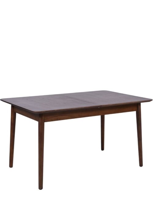Table extensible frêne châtaigne 140cm Athezza — collection Kassel, format compact
