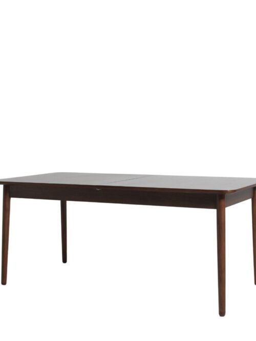 Table extensible frêne châtaigne 180cm Athezza — collection Kassel, finition châtaigne