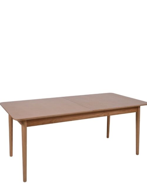 Table extensible frêne naturel 180cm Athezza — collection Kassel, finition naturel clair