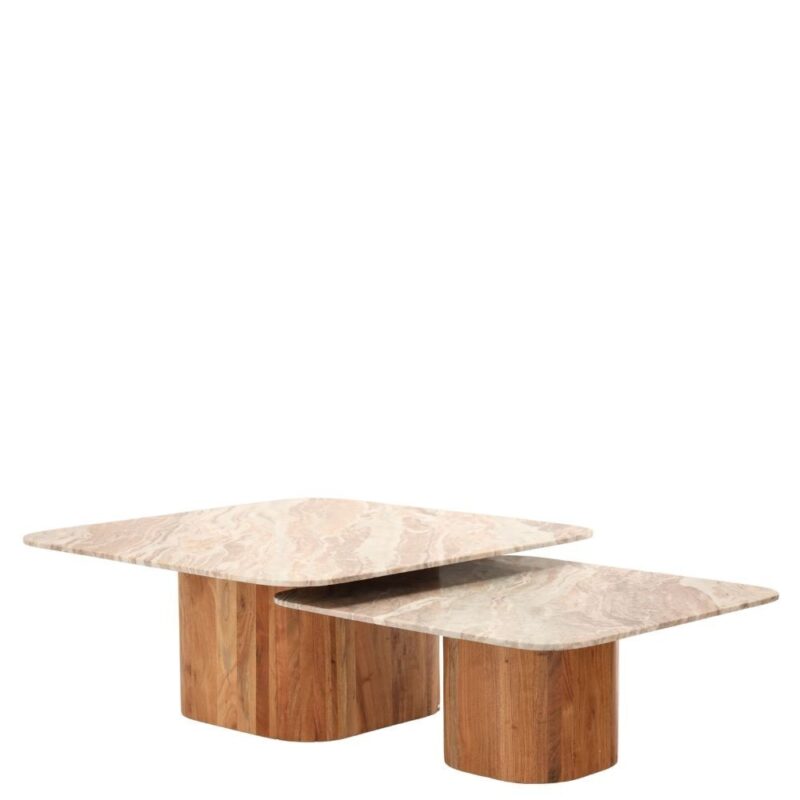 Table Basse Acacia Céramique Bellac — Athezza
