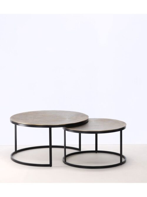 Table Basse Métal Aluminium Lucerne — Athezza
