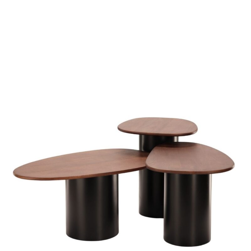 Table Basse Manguier Métal Vega — Athezza