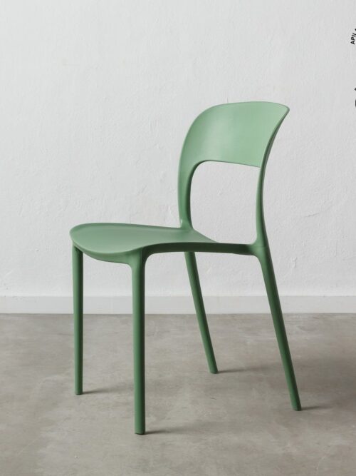 Chaise Empilable Vert Menthe Polypropylène Ixia 43 cm