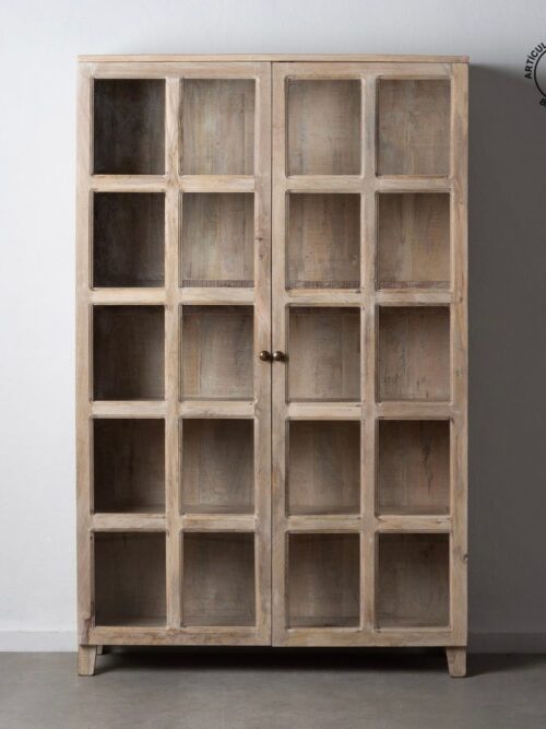 Vitrine Manguier Blanc Ixia 115cm