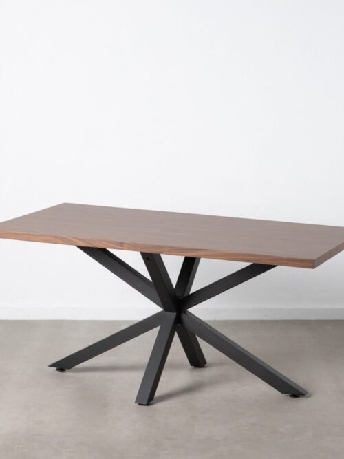 Table à Manger Marron-noir Ixia 160cm