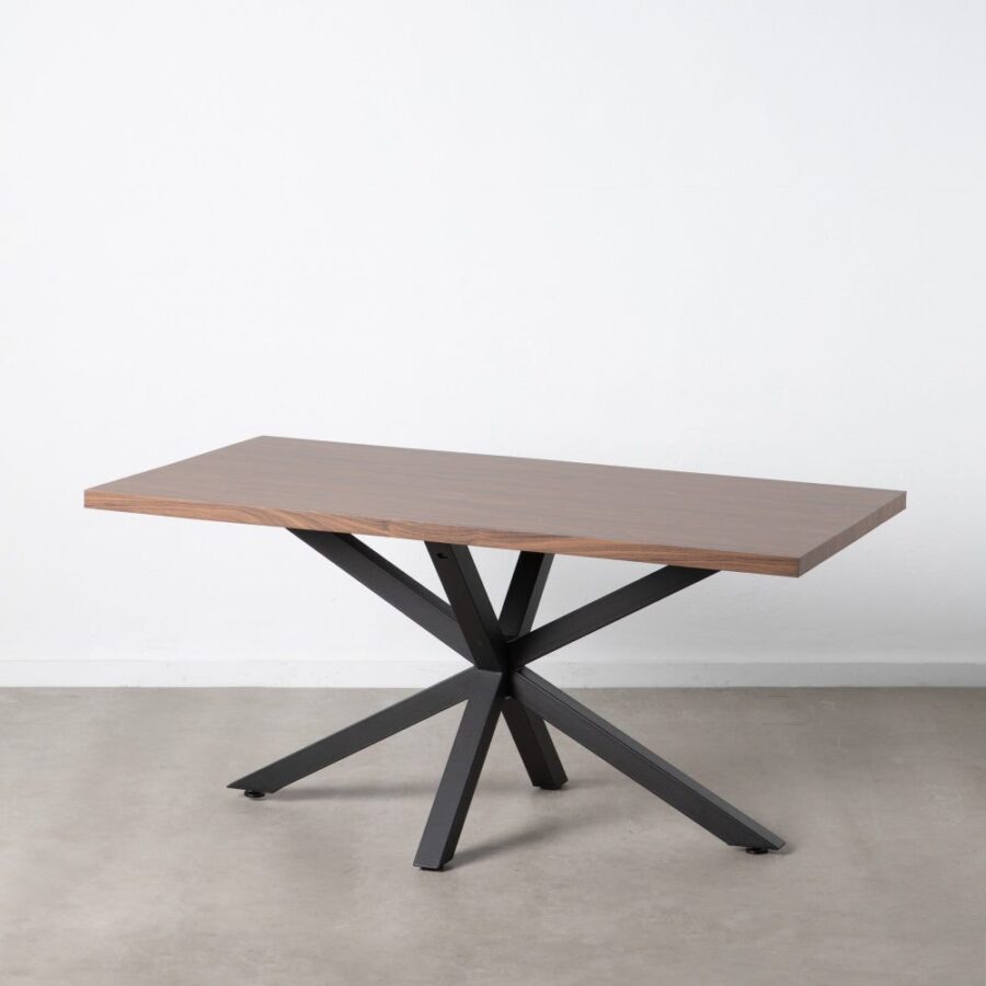 Table à Manger Marron-noir Ixia 160cm
