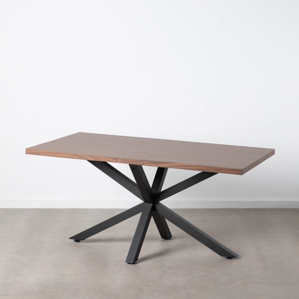 Table à Manger Marron-noir Ixia 160cm