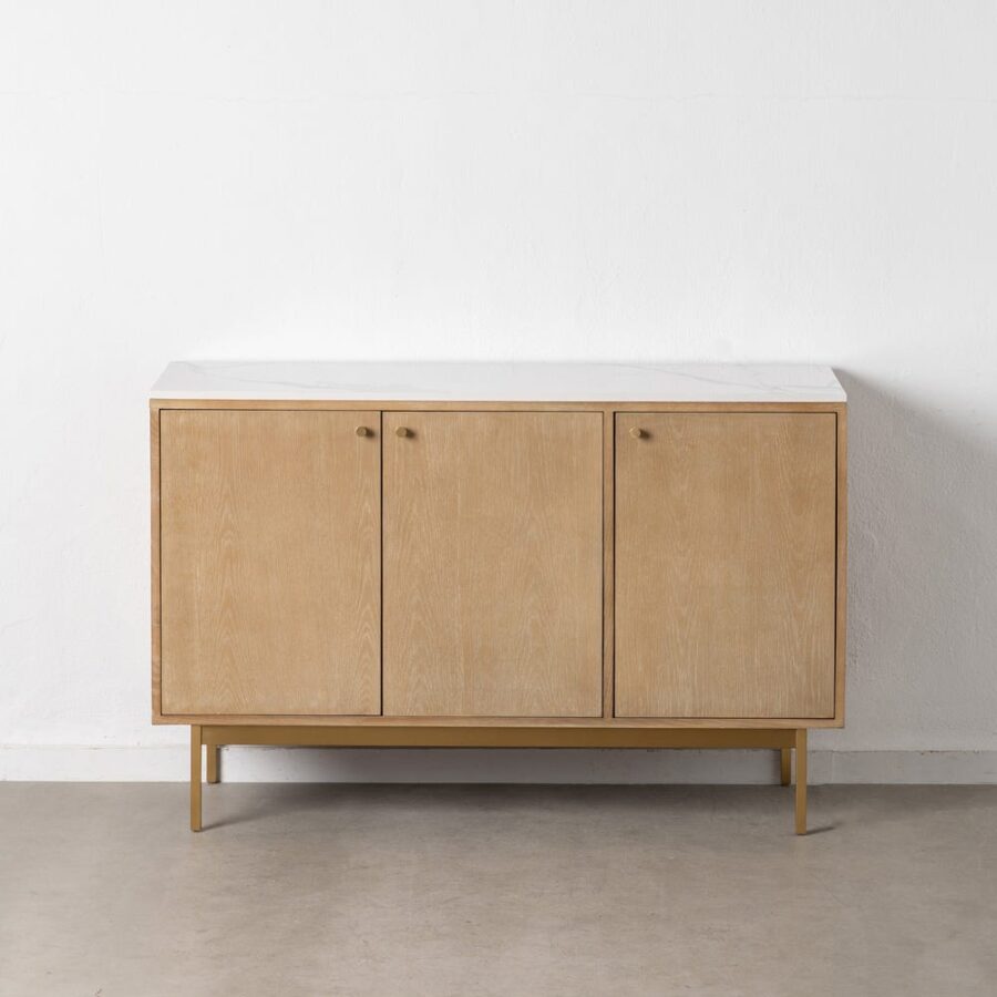 Buffet Naturel Bois-Inox Ixia