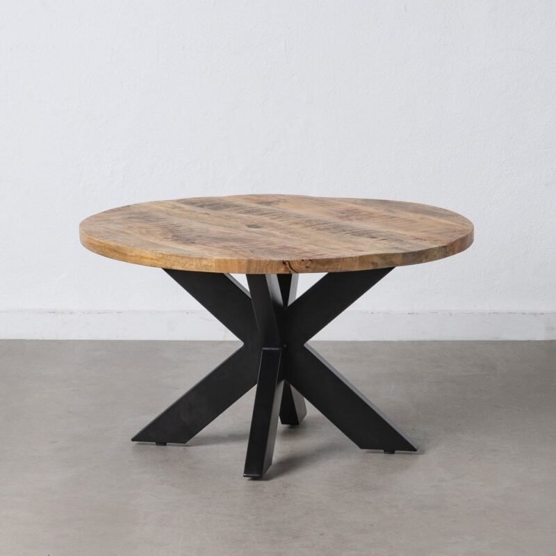 Table Basse Manguier Naturel-noir Ixia 80cm