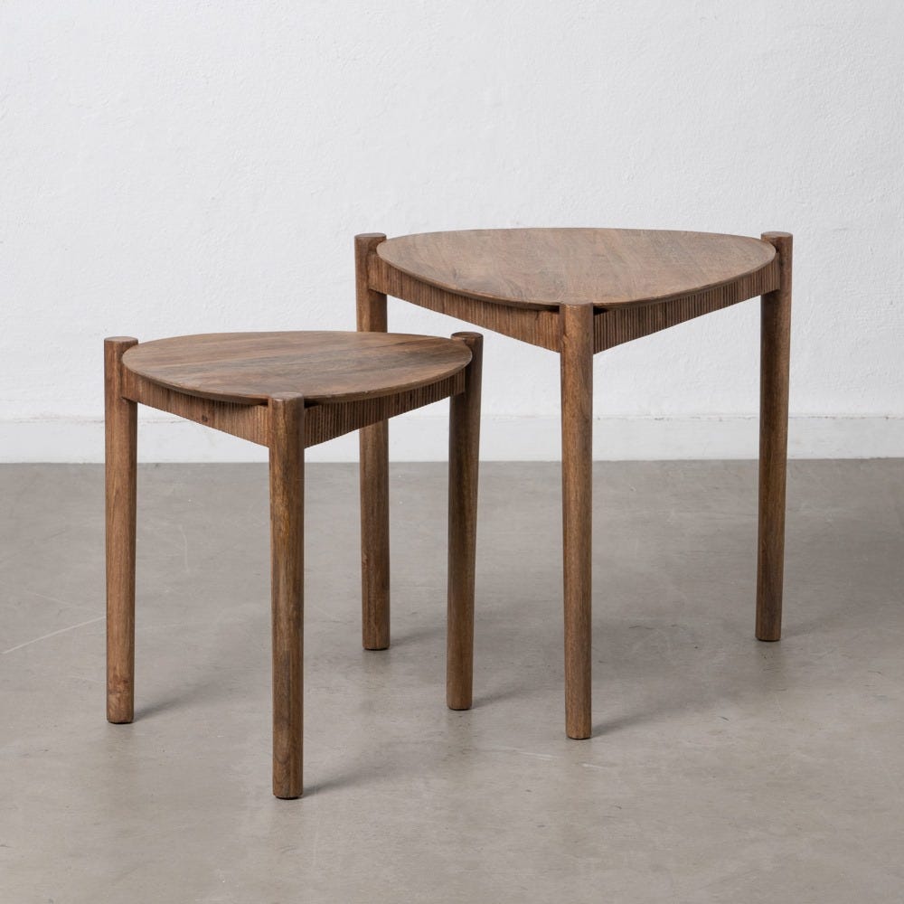 S/2 Table Auxiliaire Naturel Ixia