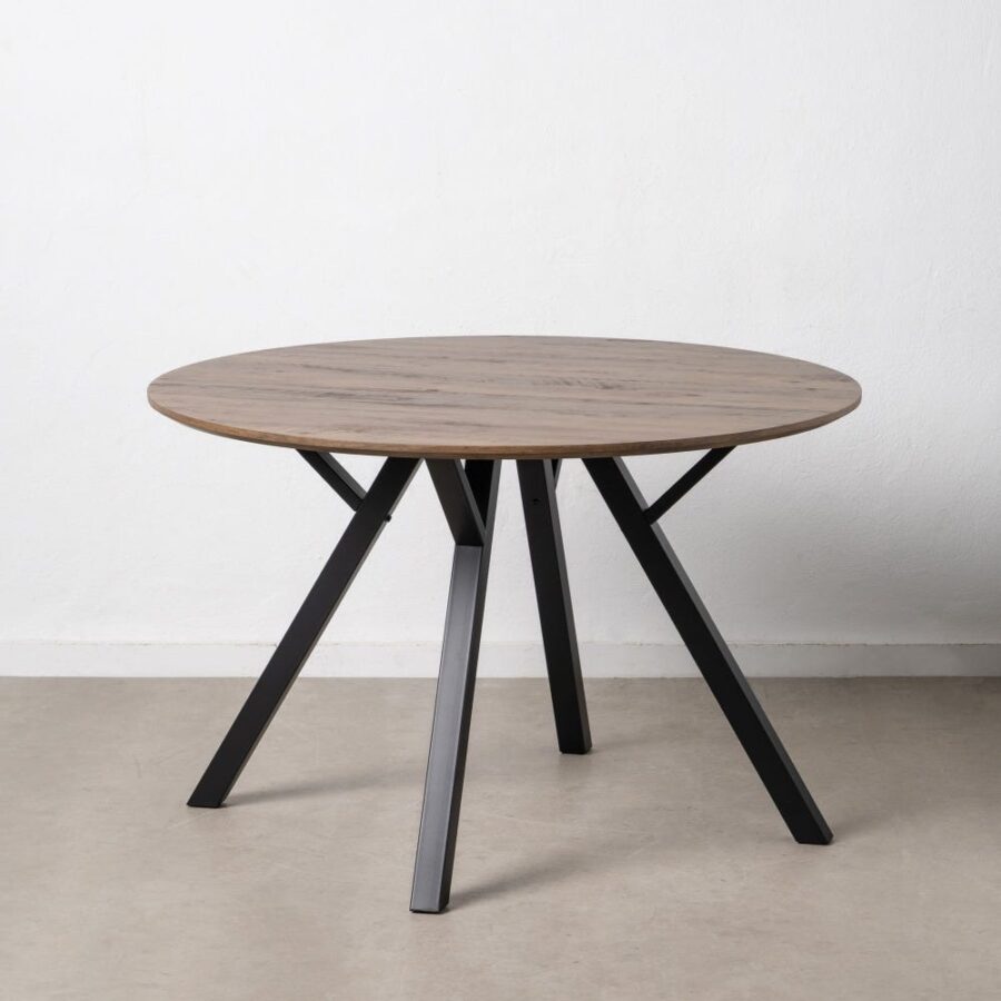 Table à Manger Marron-noir Ixia 120cm