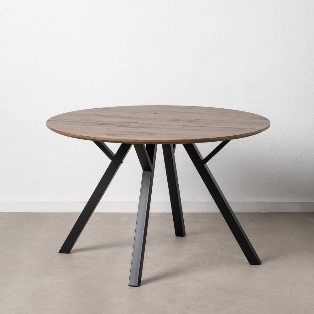 Table à Manger Marron-noir Ixia 120cm