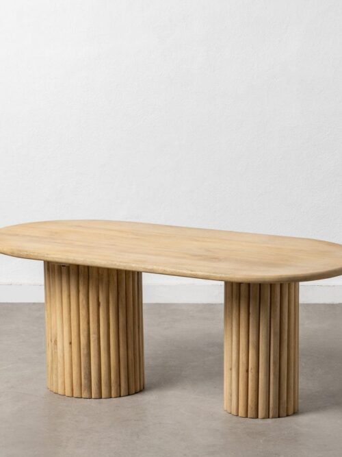 Table Basse Manguier Cannelées Ixia 120cm
