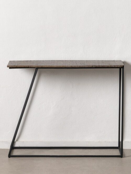 Console Marbre Marron Ixia 102cm