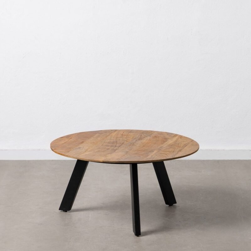 Table Basse Manguier Naturel-noir Ixia 80cm