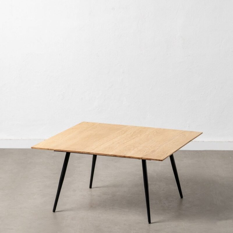 Table Basse Acacia Naturel-noir Ixia 80cm