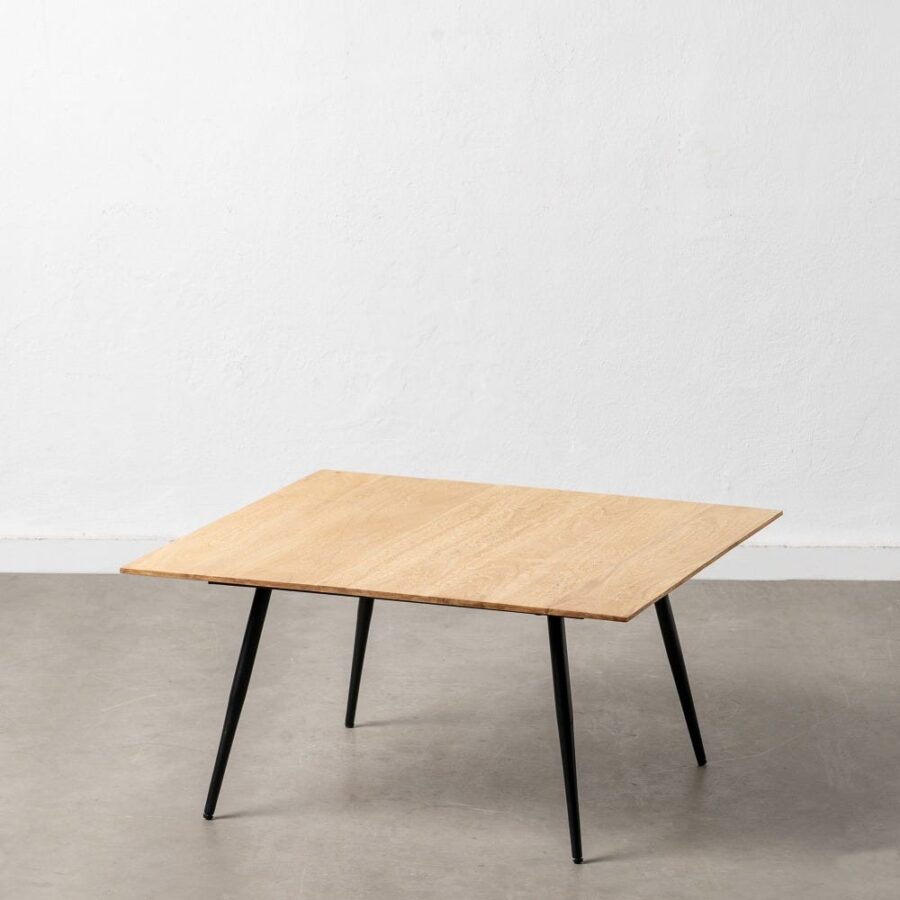 Table Basse Acacia Naturel-noir Ixia 80cm
