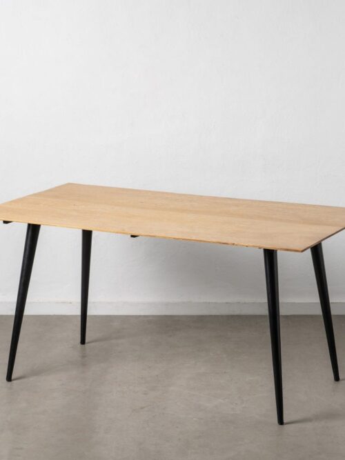 Table à Manger Acacia Naturel-noir Ixia 160cm