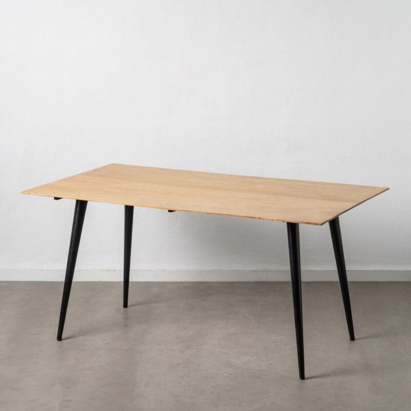 Table à Manger Acacia Naturel-noir Ixia 160cm