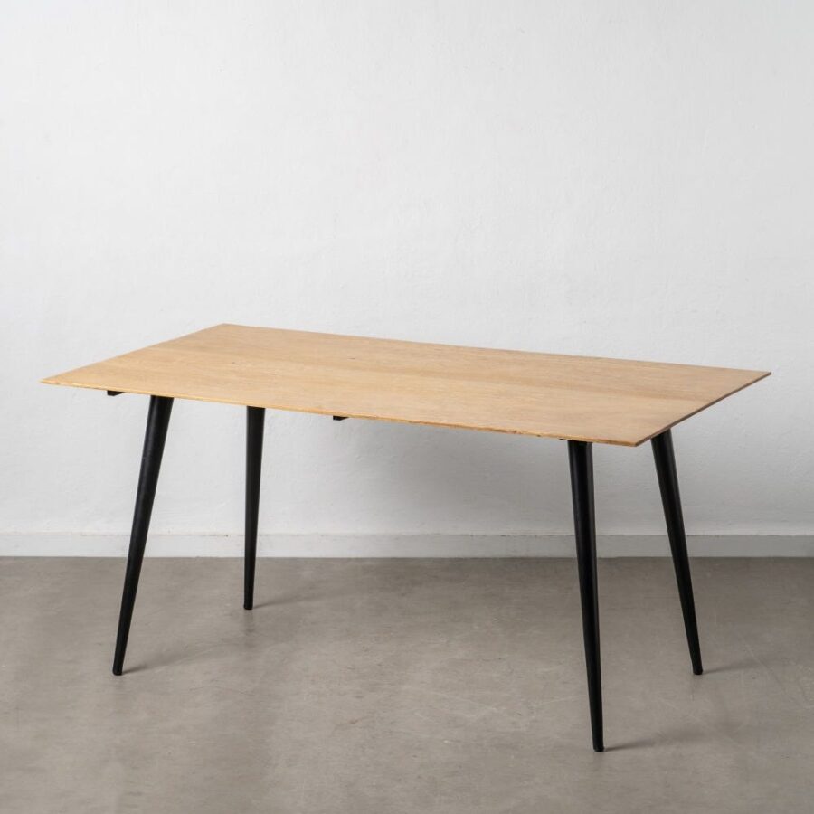 Table à Manger Acacia Naturel-noir Ixia 160cm