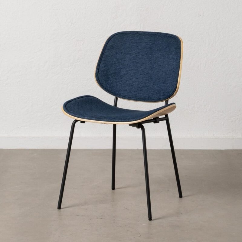 Lot de 2 : Chaise Tissu et Métal Ixia 49 cm