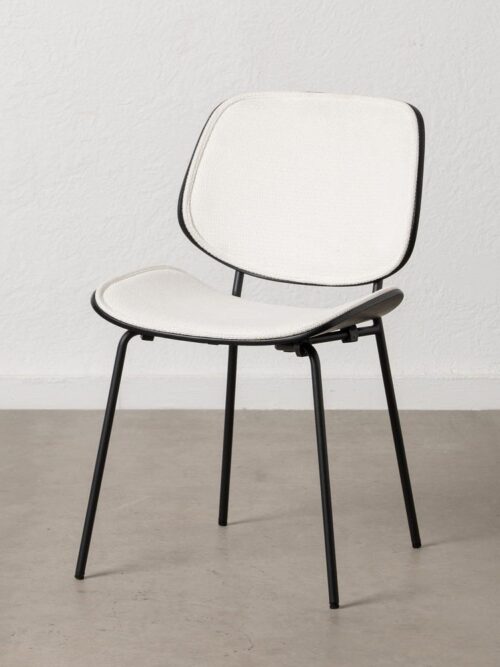 Chaise Blanc Métal Ixia