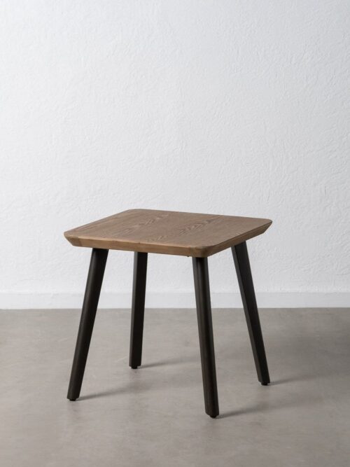 Table d'Appoint Naturel-noir Ixia 58cm