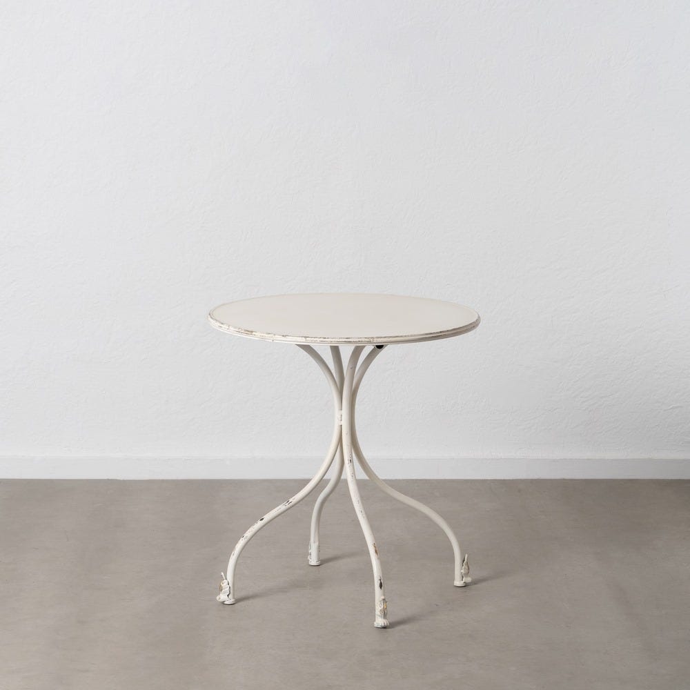 Table Auxiliaire Crème Métal Ixia