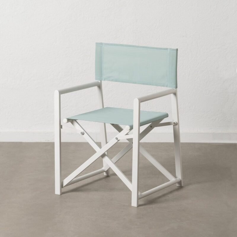 Lot de 2 : Chaise Réalisateur Vert-Blanc Ixia