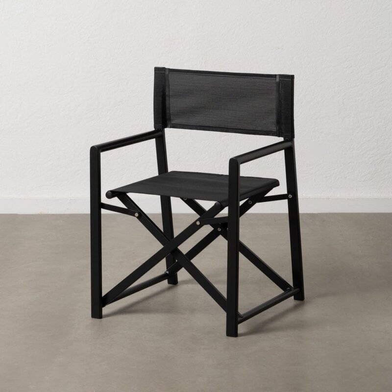 Lot de 2 : Chaise Réalisateur Noir Ixia