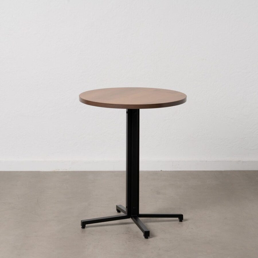 Table d'Appoint Naturel-noir Ixia 60cm