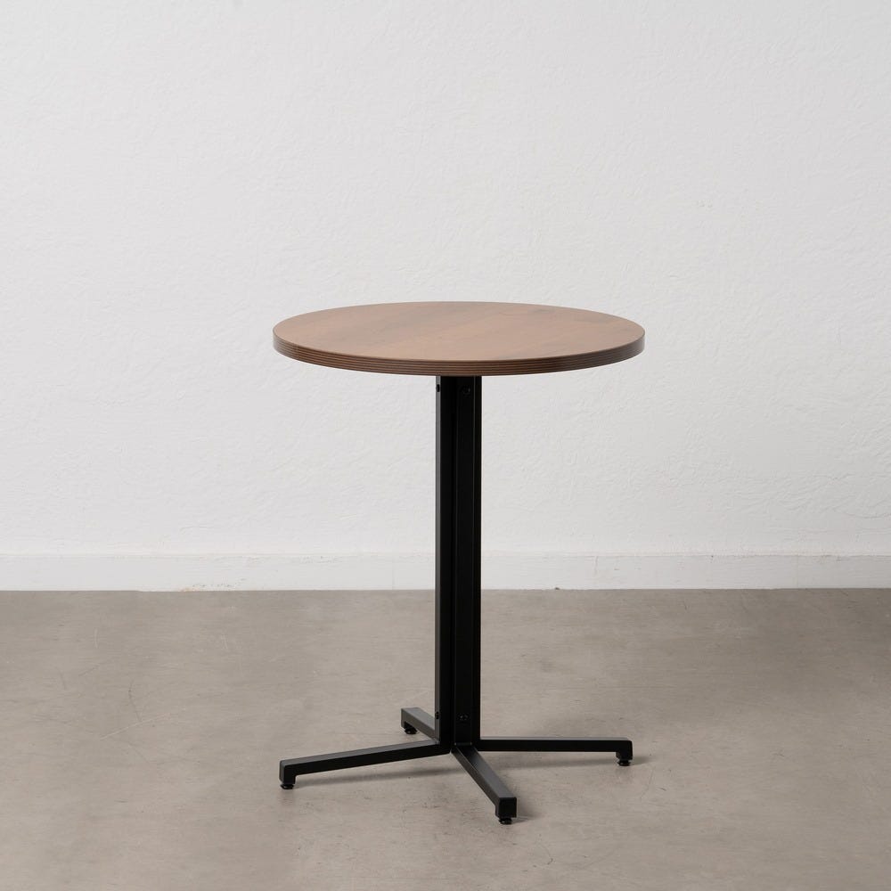 Table d'Appoint Naturel-noir Ixia 60cm