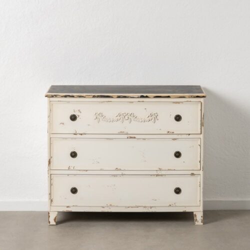 Commode Blanc Bois Ixia 105cm