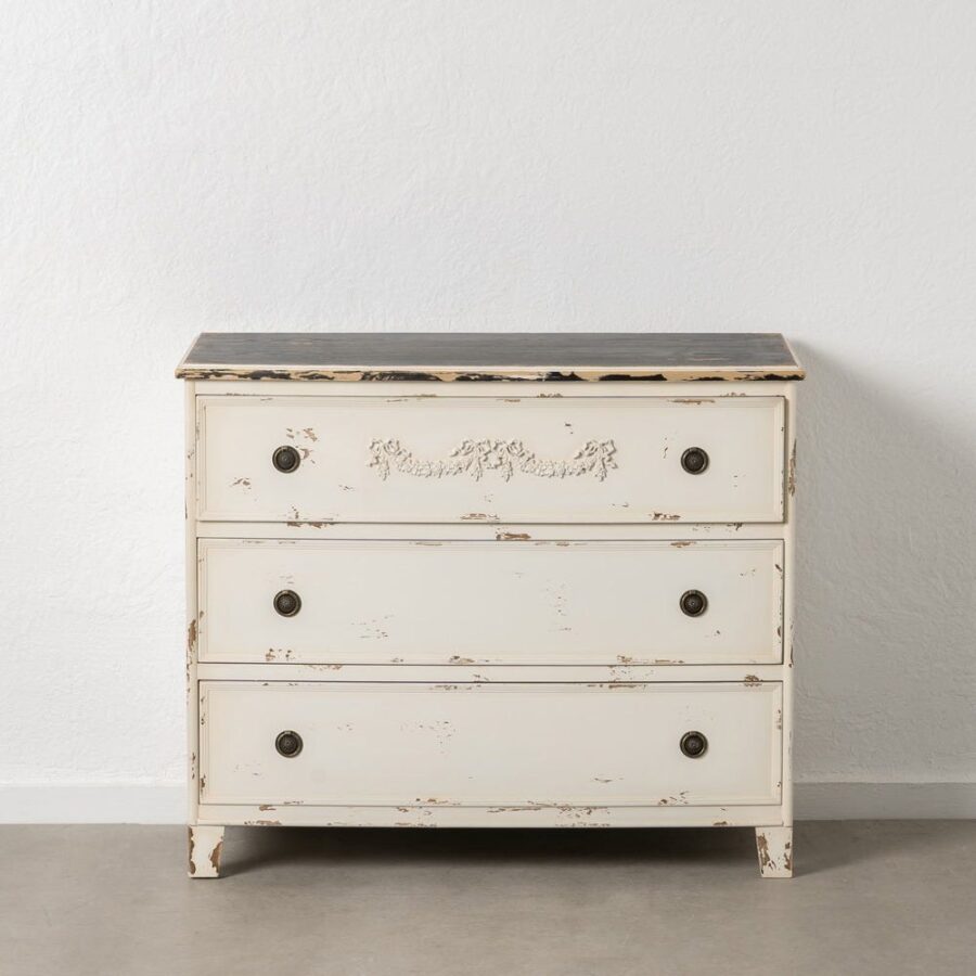 Commode Blanc Bois Ixia 105cm