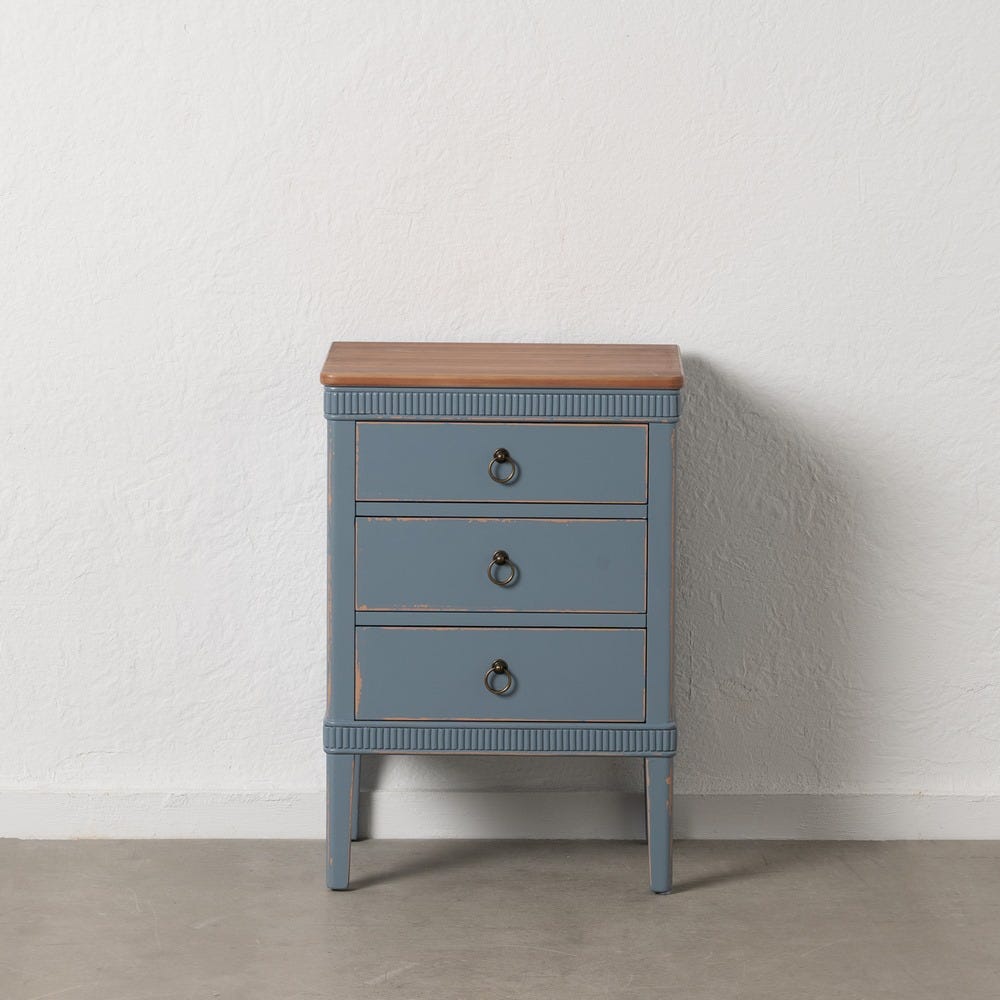 Petit Table Bleu Bois Ixia