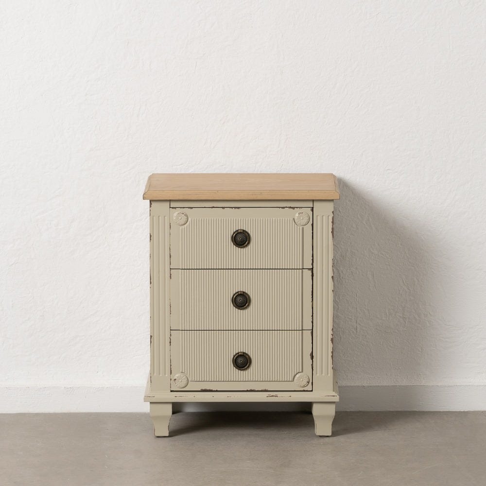 Petit Table Crème Bois Ixia