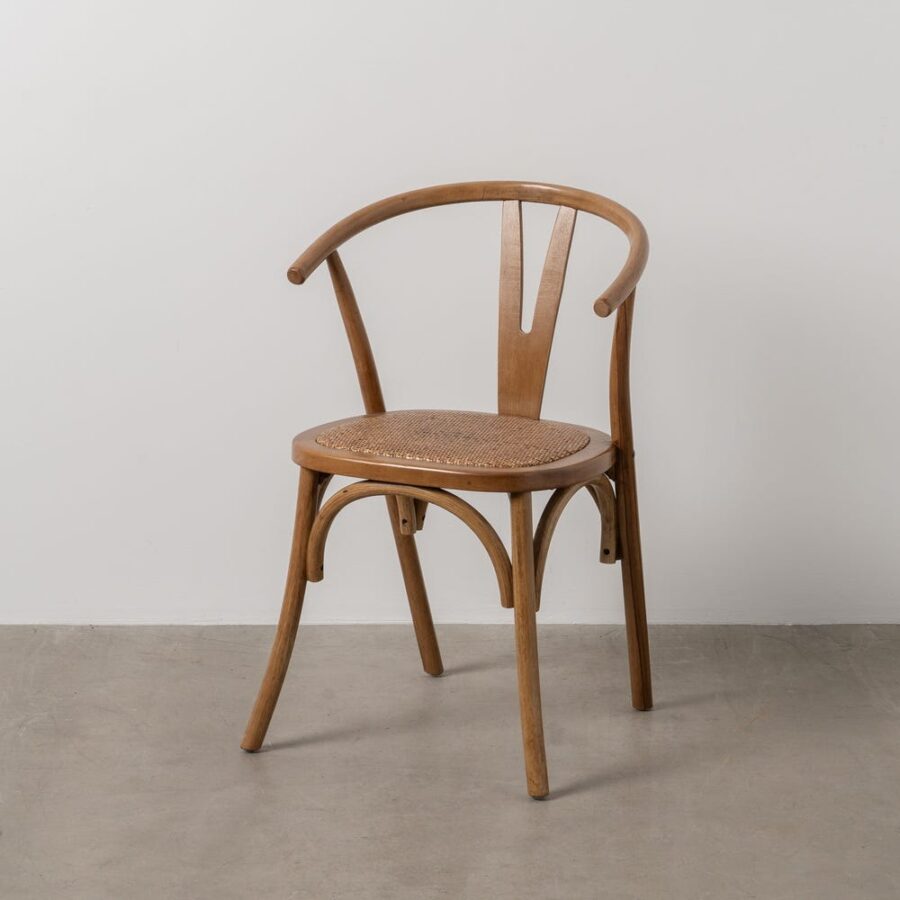 Chaise Miel Bois-Rotin Ixia 55 cm