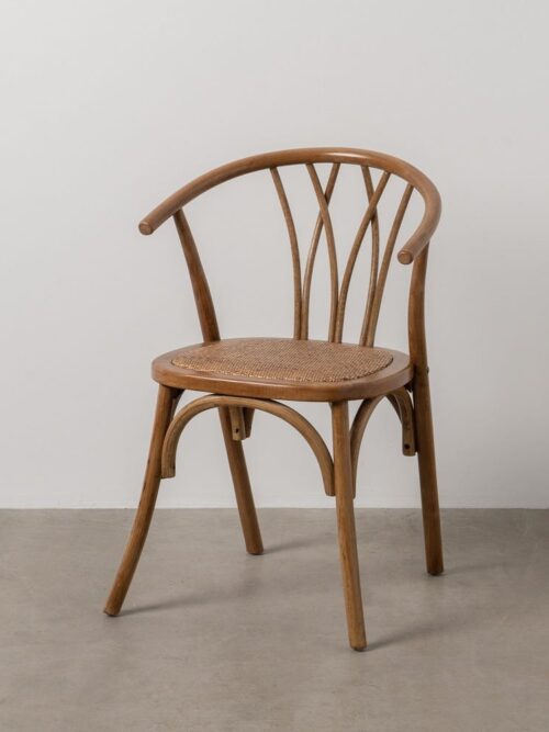 Chaise Miel Bois-Rotin Ixia 55 cm