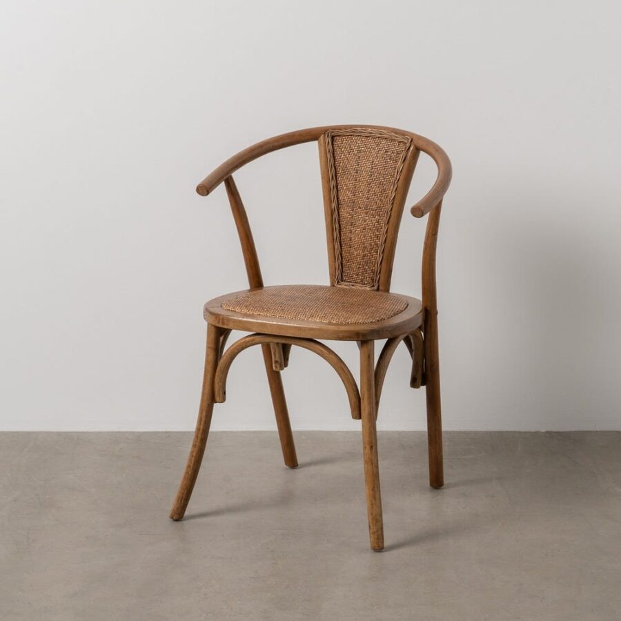 Chaise Miel Bois-Rotin Ixia 55 cm