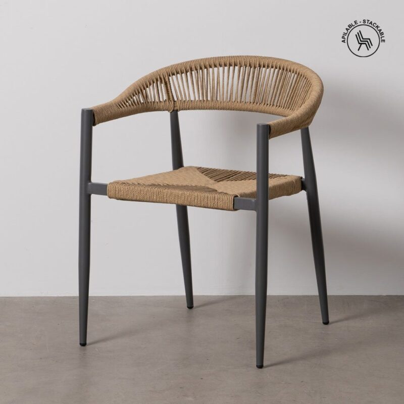 Chaise Empilable Pe-Aluminium Ixia