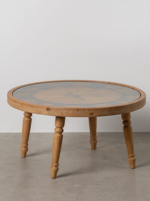 Table Basse Naturel Bois Ixia 80cm
