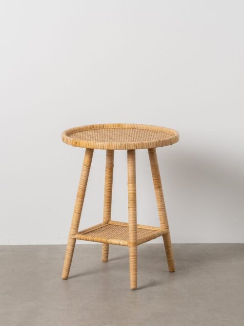 Table D'appoint Fibre De Rotin Naturel Ixia 45cm