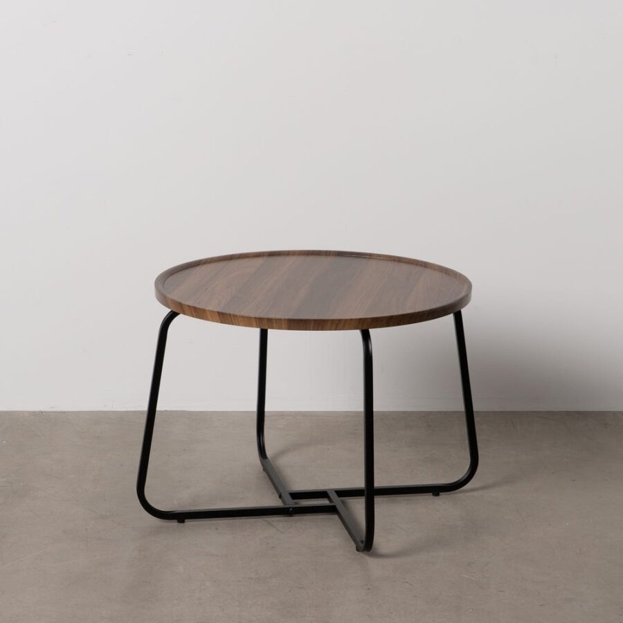 Table Basse Marron Métal Ixia 60 cm