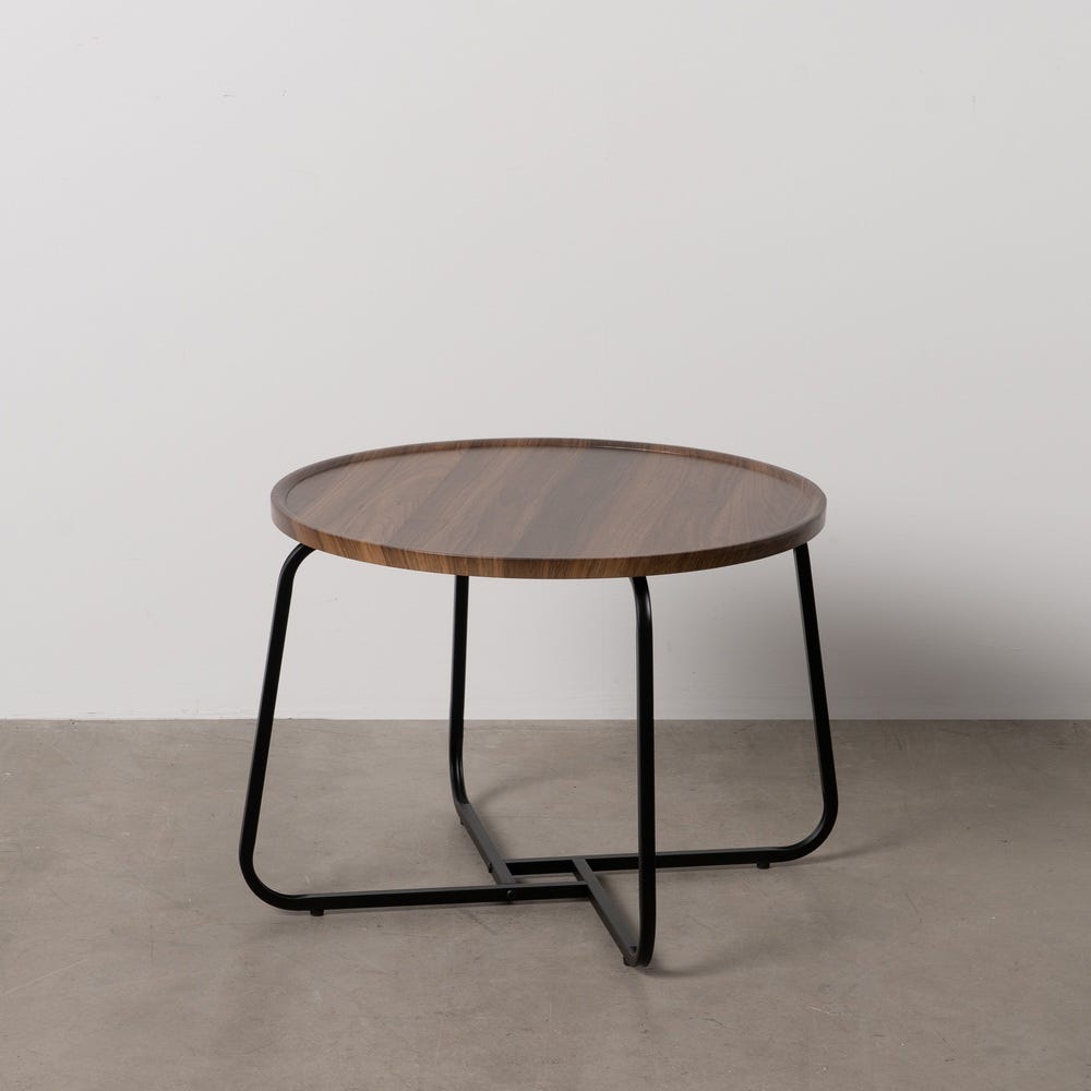 Table Basse Marron Métal Ixia 60 cm
