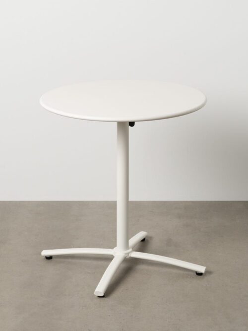 Table d'Appoint Blanc Ixia 70cm