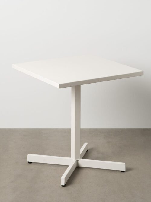 Table d'Appoint Blanc Ixia 70cm