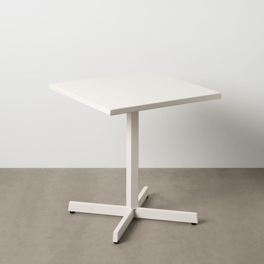 Table d'Appoint Blanc Ixia 70cm