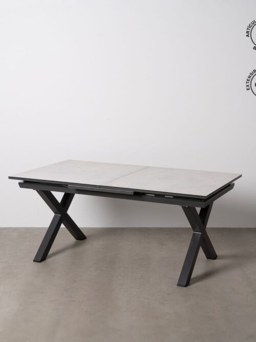 Table à Manger Céramique Blanc Extensible Ixia 180cm