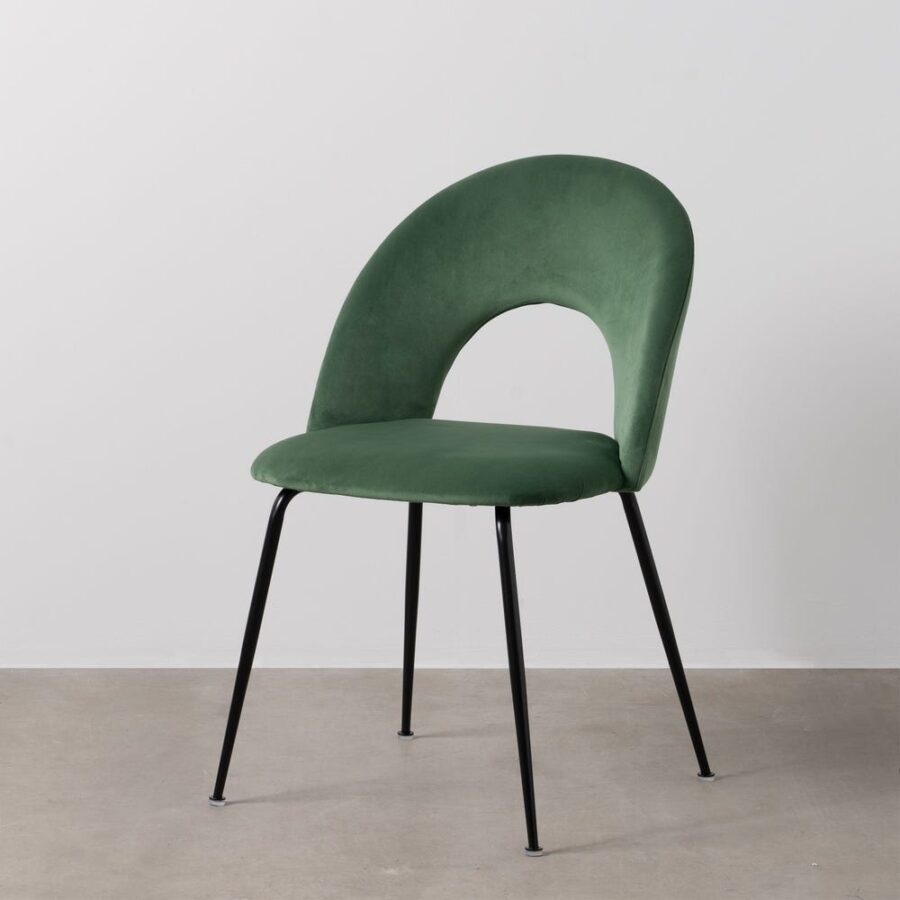 Chaise Vert Tissu-Métal Ixia 49 cm